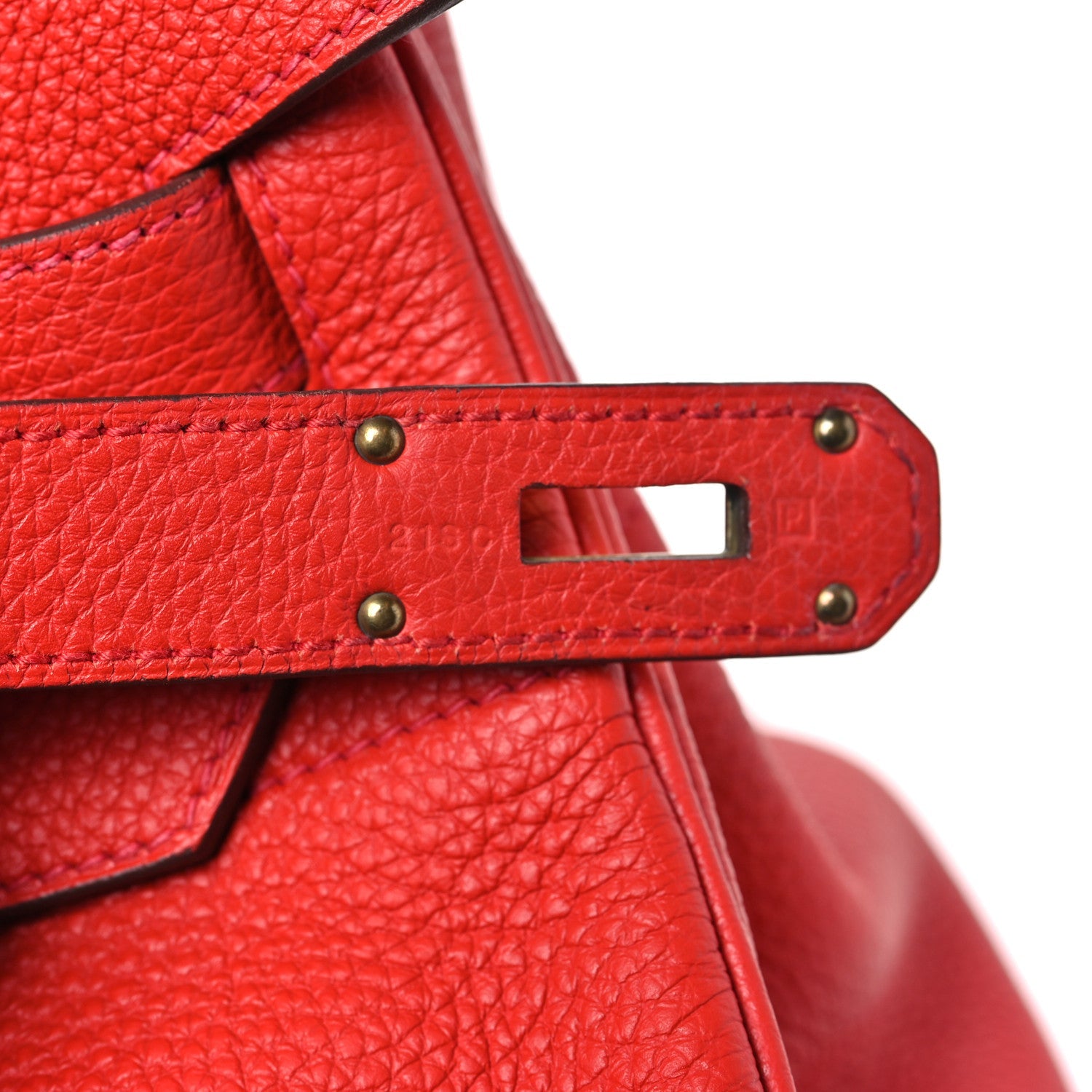 Togo HAC Birkin 40  Rouge Casaque