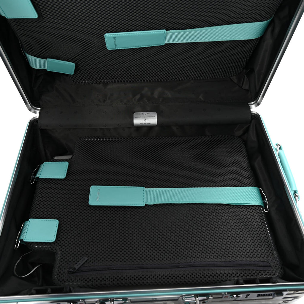 X TIFFANY Aluminum Classic Cabin Luggage Silver