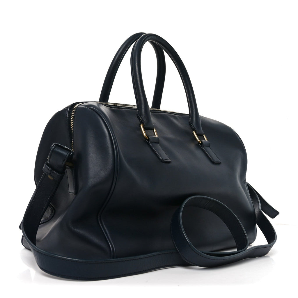 Calfskin Classic Duffle 6 Marine