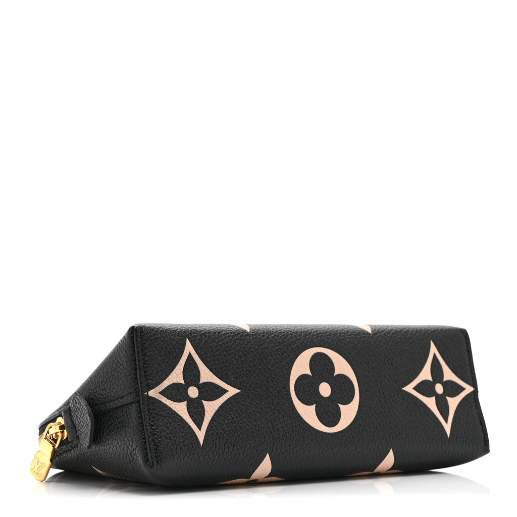 EMPREINTE MONOGRAM GIANT COSMETIC POUCH BLACK BEIGE