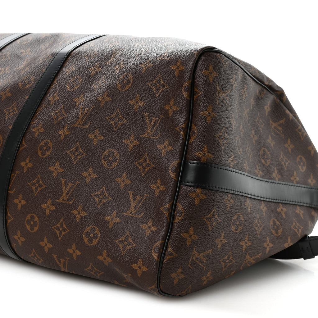 MONOGRAM MACASSAR KEEPALL BANDOULIERE 55