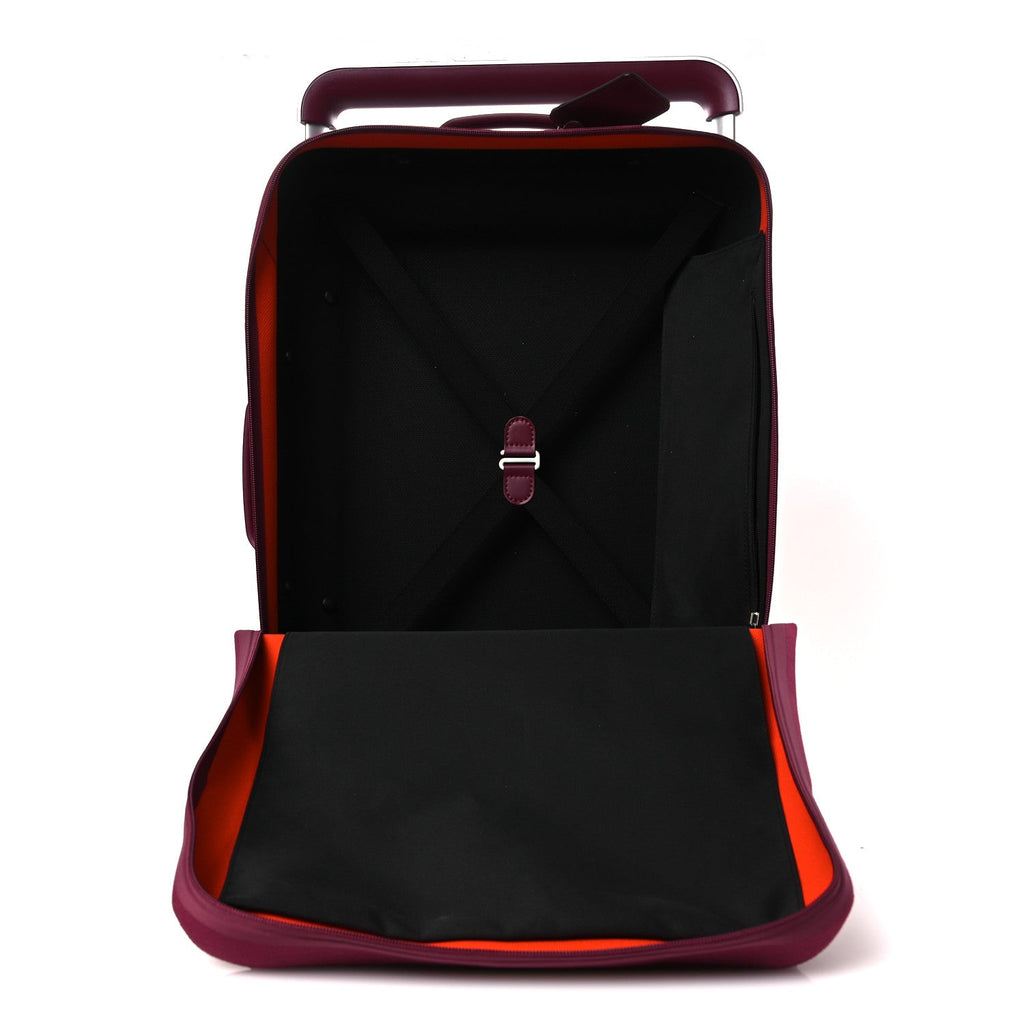KNIT MONOGRAM HORIZON SOFT 55 SUITCASE FUCHSIA