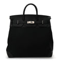 Togo Toile HAC Travel Birkin 40 Black