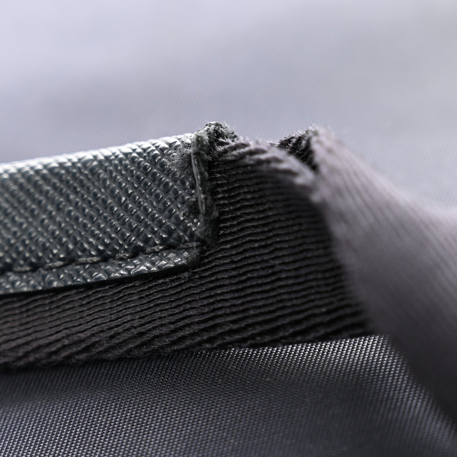 Re-Nylon Saffiano Duffle Bag Navy