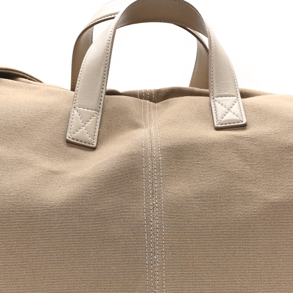 Canvas Le Sac A Linge Duffle Bag Beige