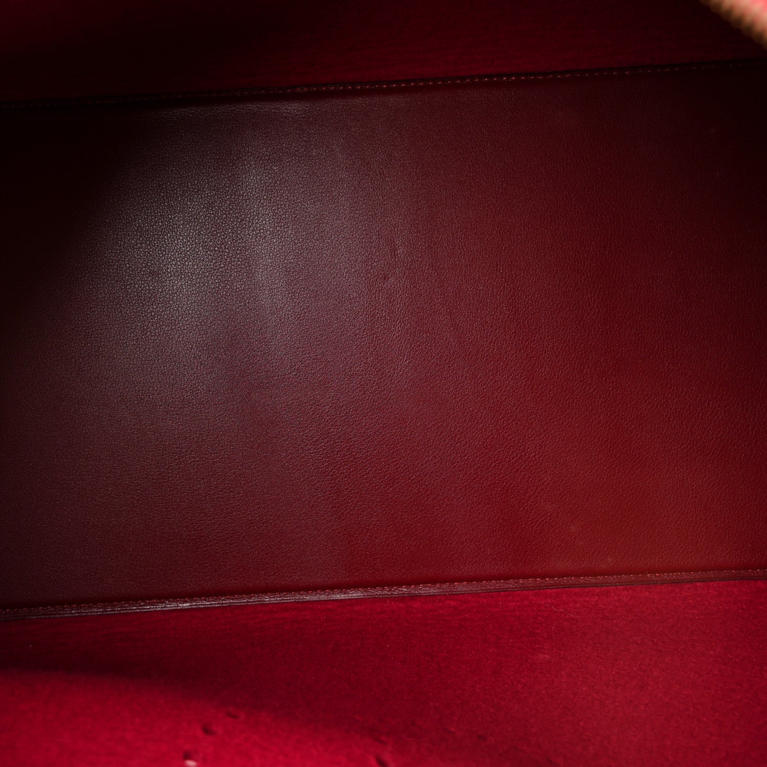 FELT BARENIA FEU2DOU TRAVEL BAG ROUGE VIF ROUGE H