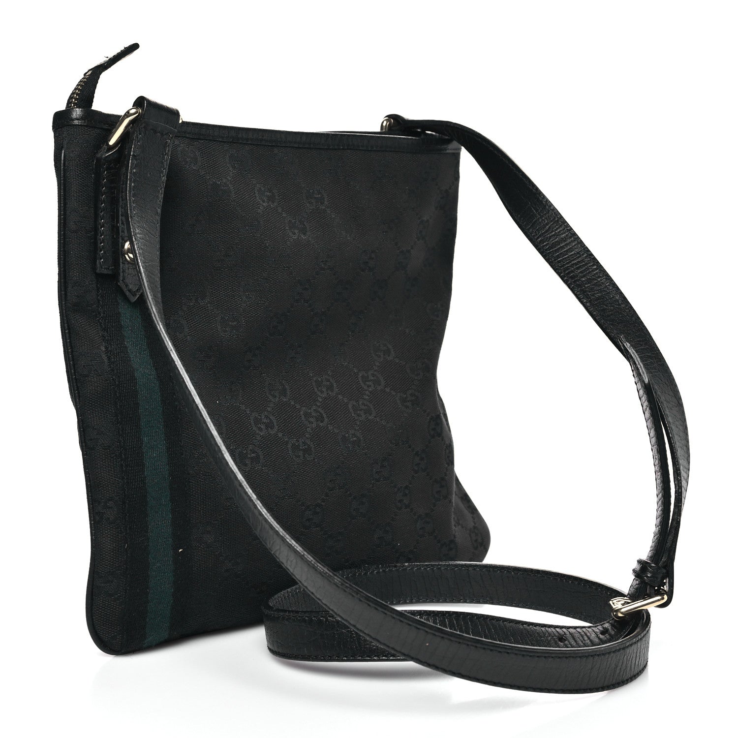 Monogram Web Jolicoeur Charms Messenger Bag Black