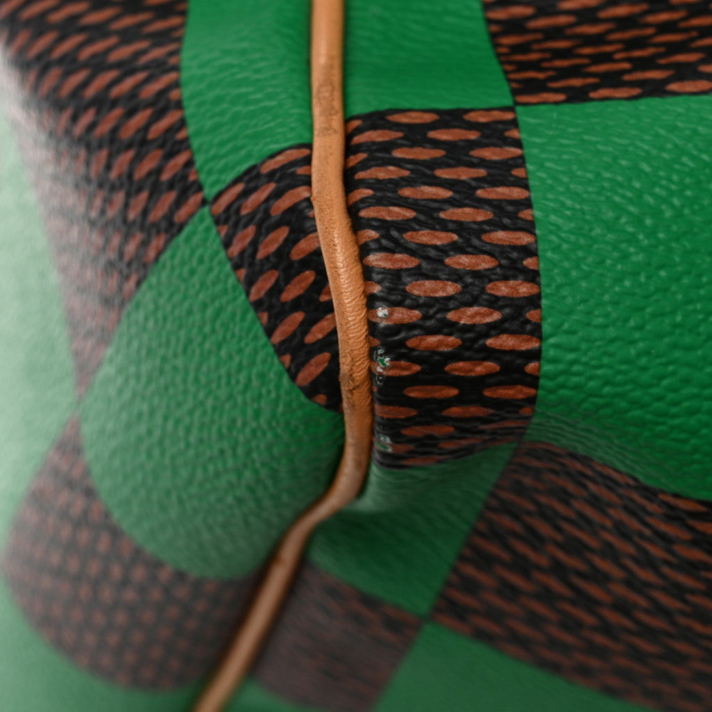 Damier Pop Speedy Bandouliere 40 Green