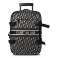 Oblique Small Diortravel Suitcase Blue