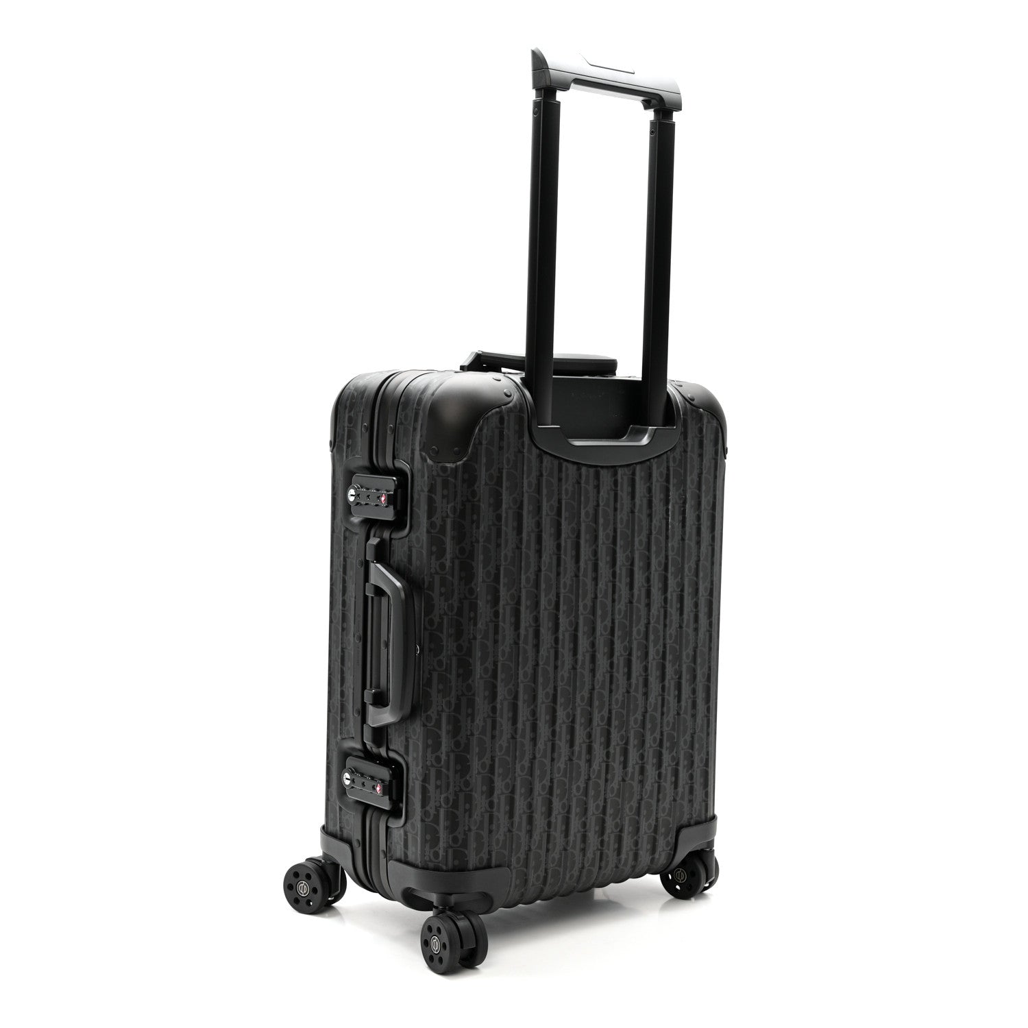 X RIMOWA Aluminum Gradient Original Cabin Luggage Black