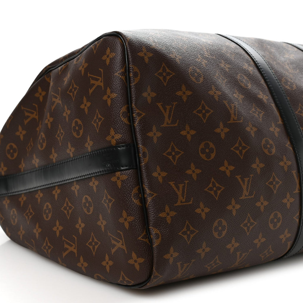 MONOGRAM MACASSAR KEEPALL BANDOULIERE 55