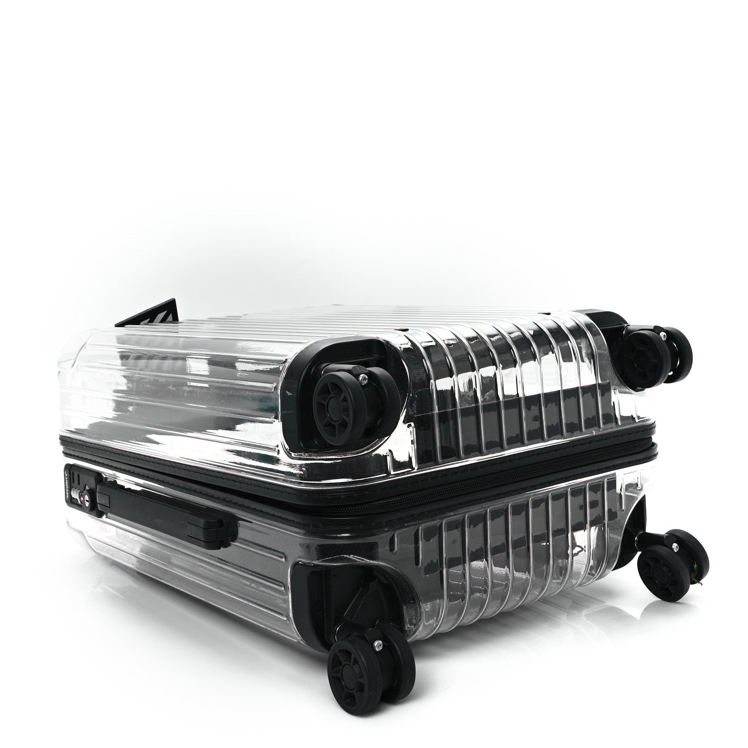 X RIMOWA Polycarbonate Luggage Transparent