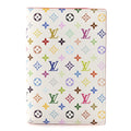 LV X TM Monogram Multicolor Passport Cover White