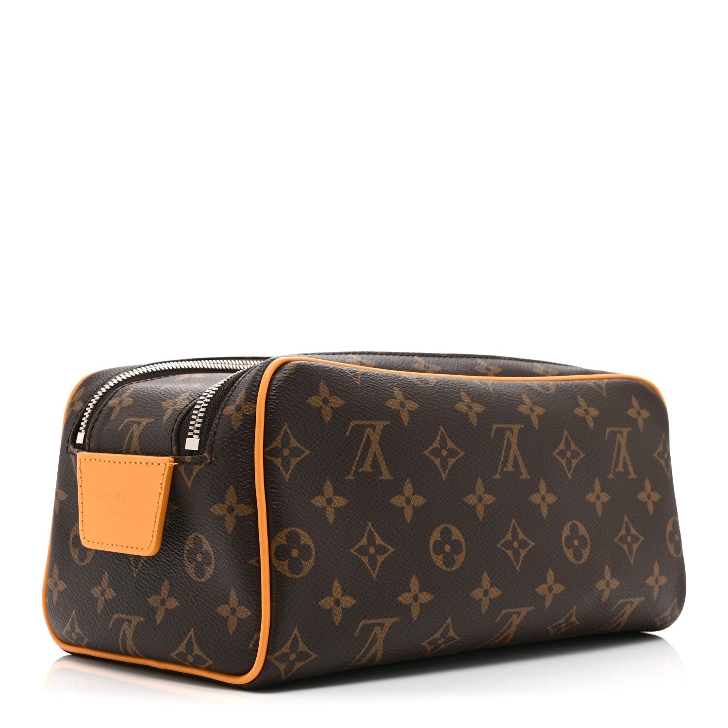 MONOGRAM DOPP KIT TOILET POUCH  SAFRAN YELLOW