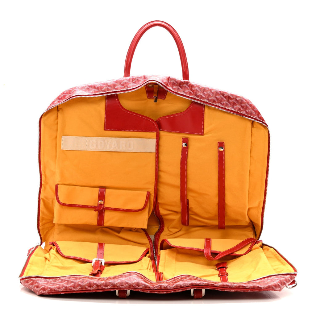 GOYARDINE PORTE-HABITS GARMENT BAG RED