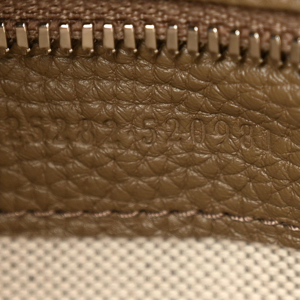 Piuma Calfskin Jumbo GG Embossed Large Duffle Bag Good Taupe