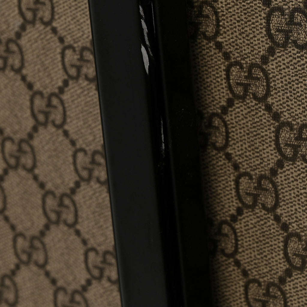 Supreme Monogram Medium Globe-Trotter Suitcase Brown