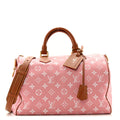 CALFSKIN MONOGRAM SPEEDY P9 BANDOULIERE 40 PINK SAKURA