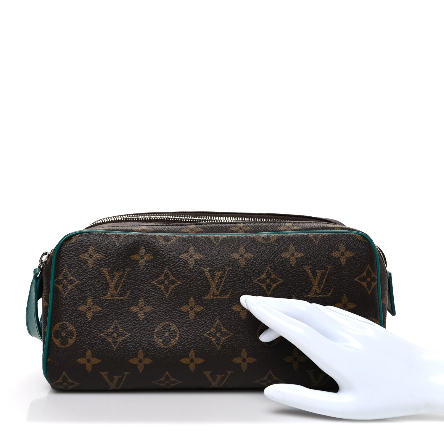 MONOGRAM DOPP KIT TOILET POUCH GREEN