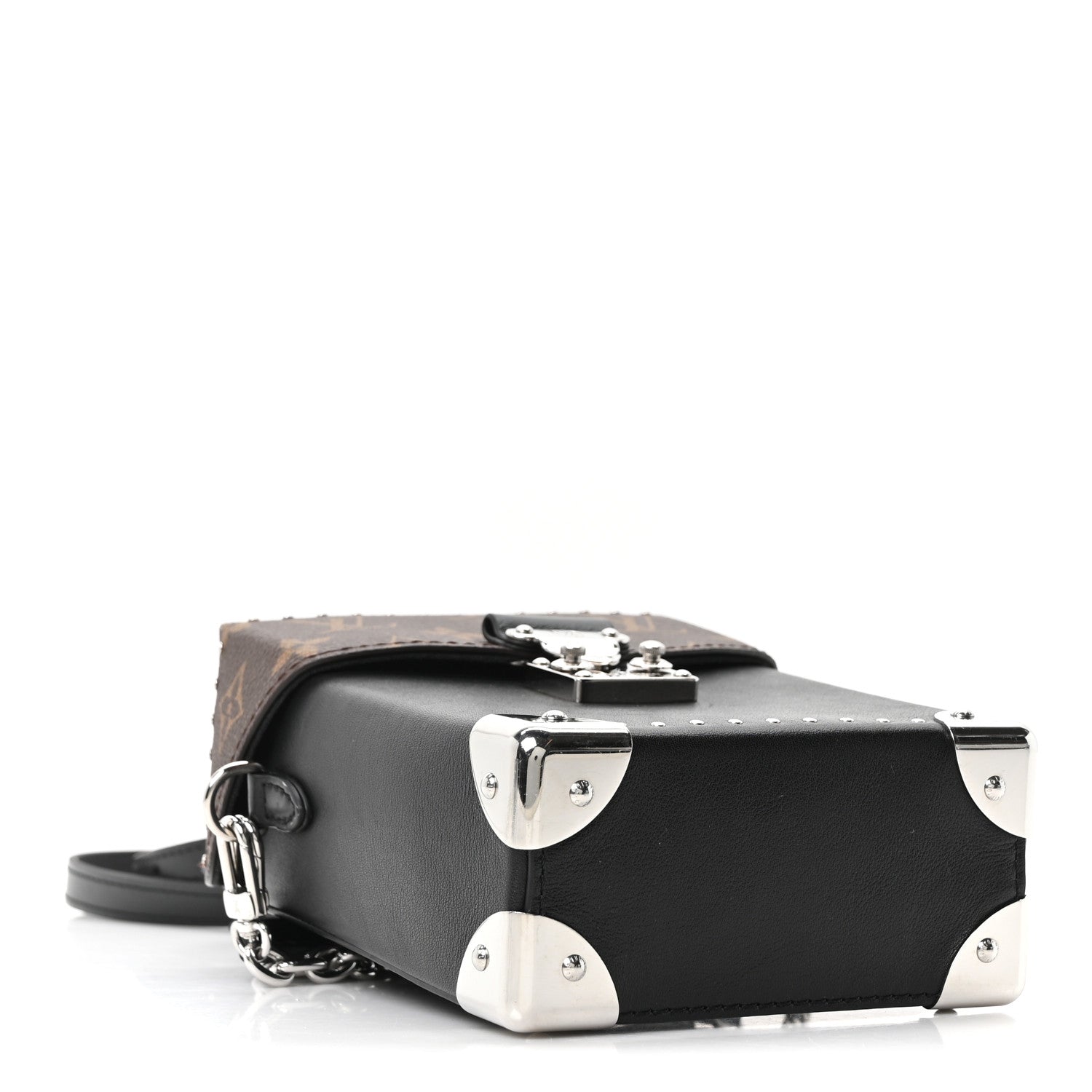 CALFSKIN MONOGRAM CAMERA BOX VIBE BLACK