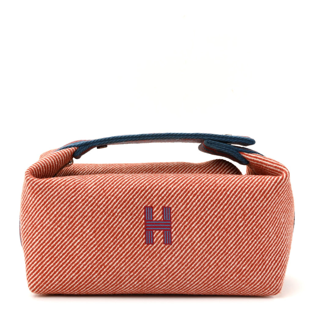 Wool Small Bride-A-Brac H Natte Pouch Tomette