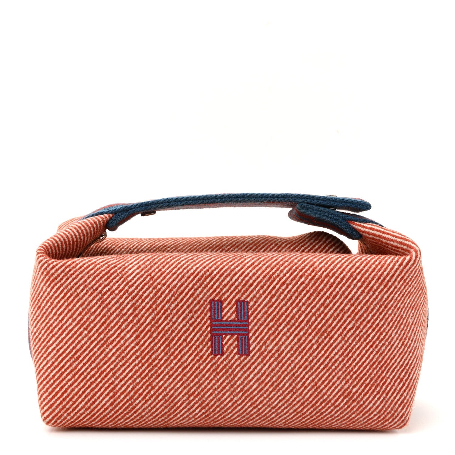 Wool Small Bride-A-Brac H Natte Pouch Tomette