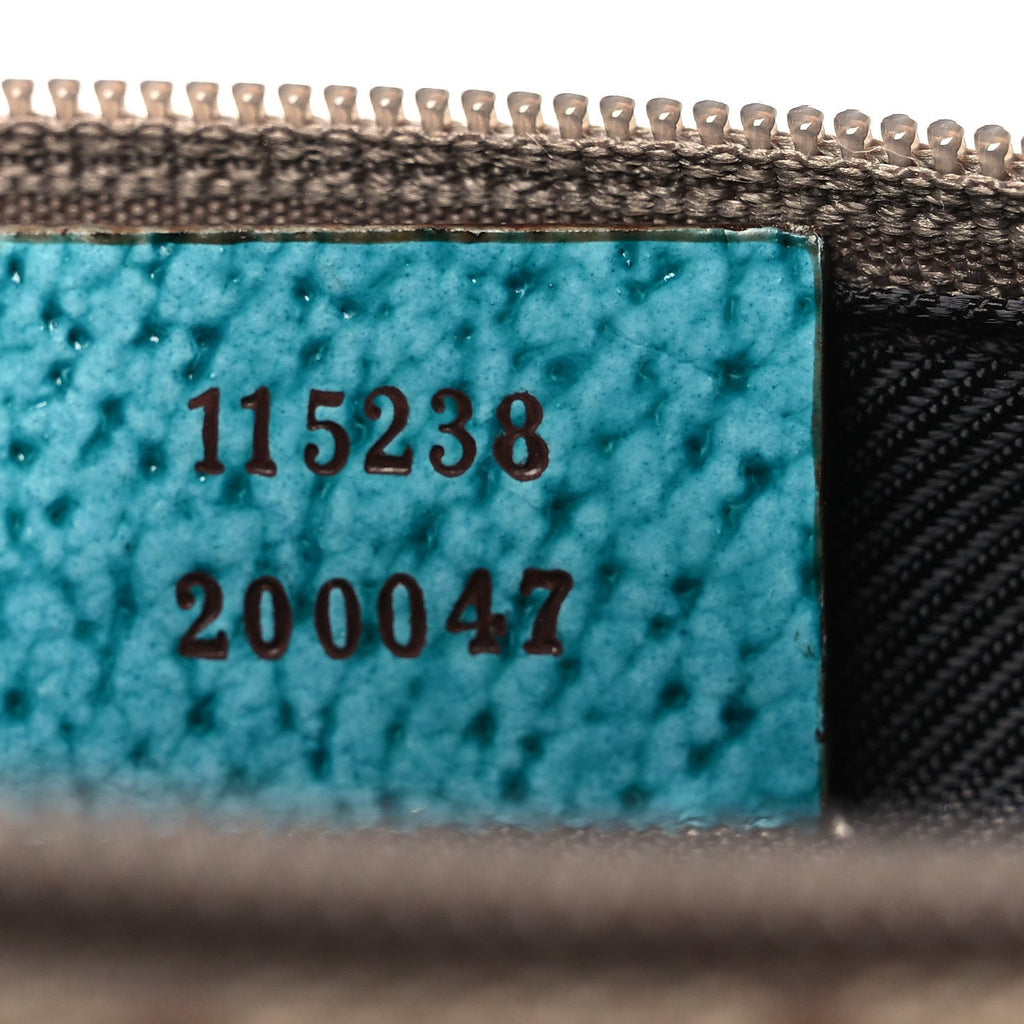 MONOGRAM GG COSMETIC CASE TURQUOISE