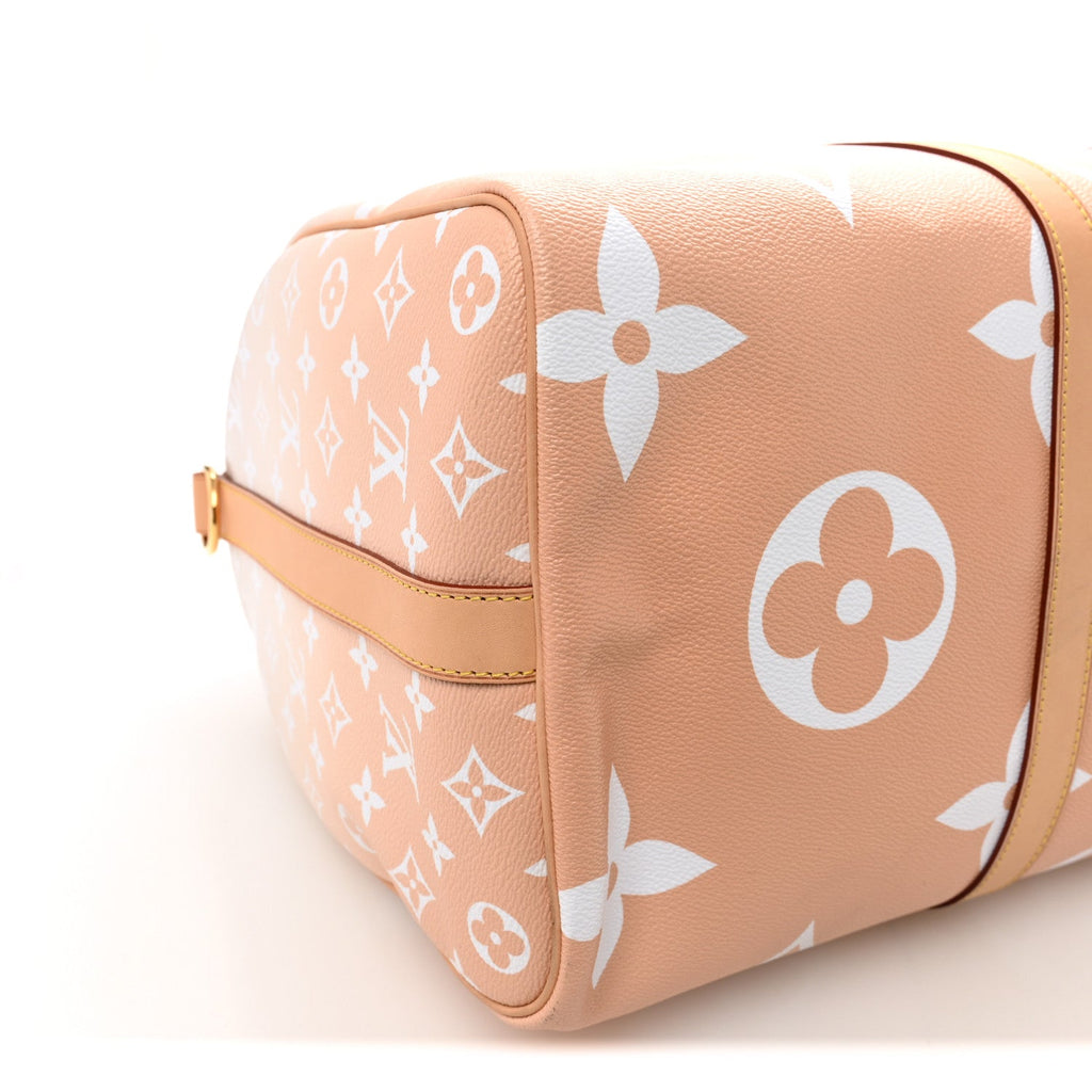 Monogram Giant By The Pool Keepall Bandouliere 45 Brume