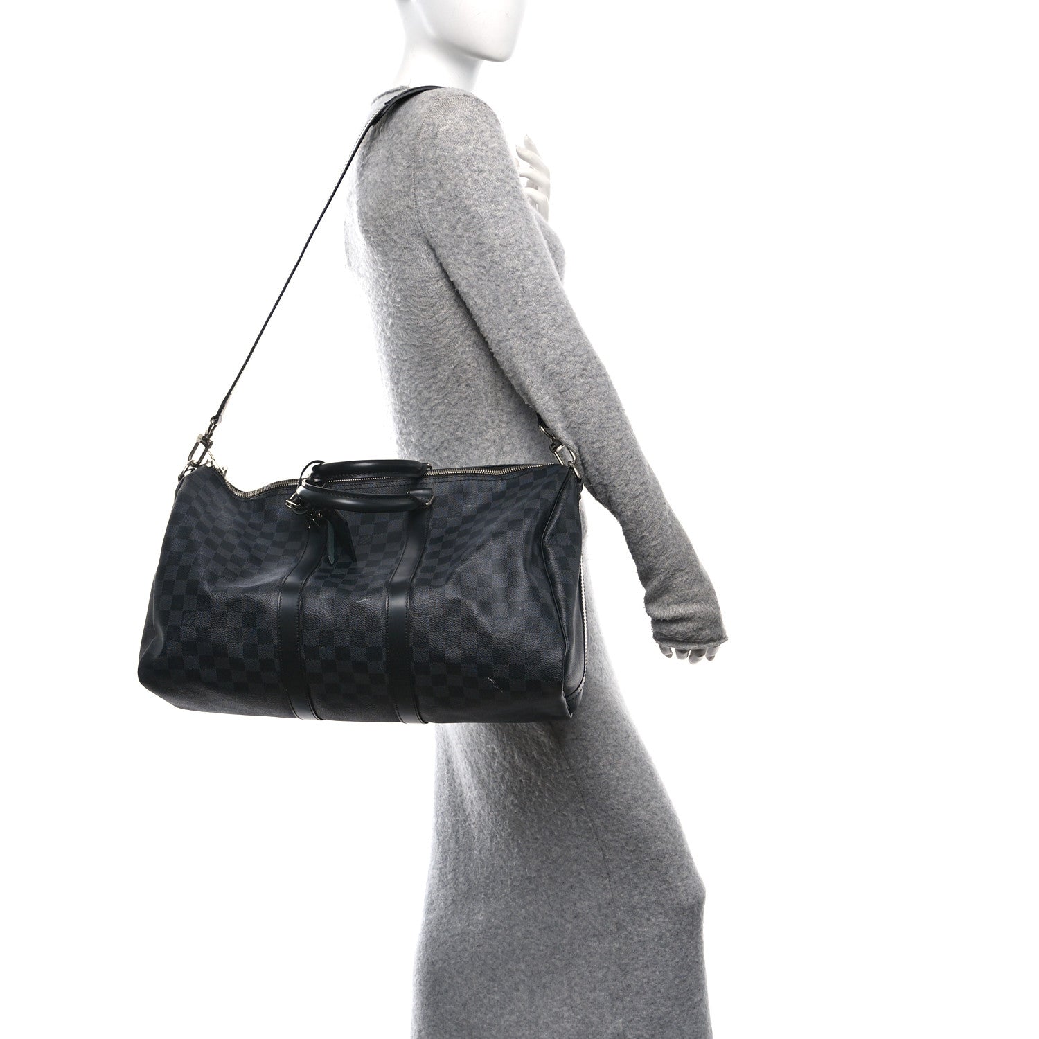 Damier Graphite Keepall Bandouliere 45