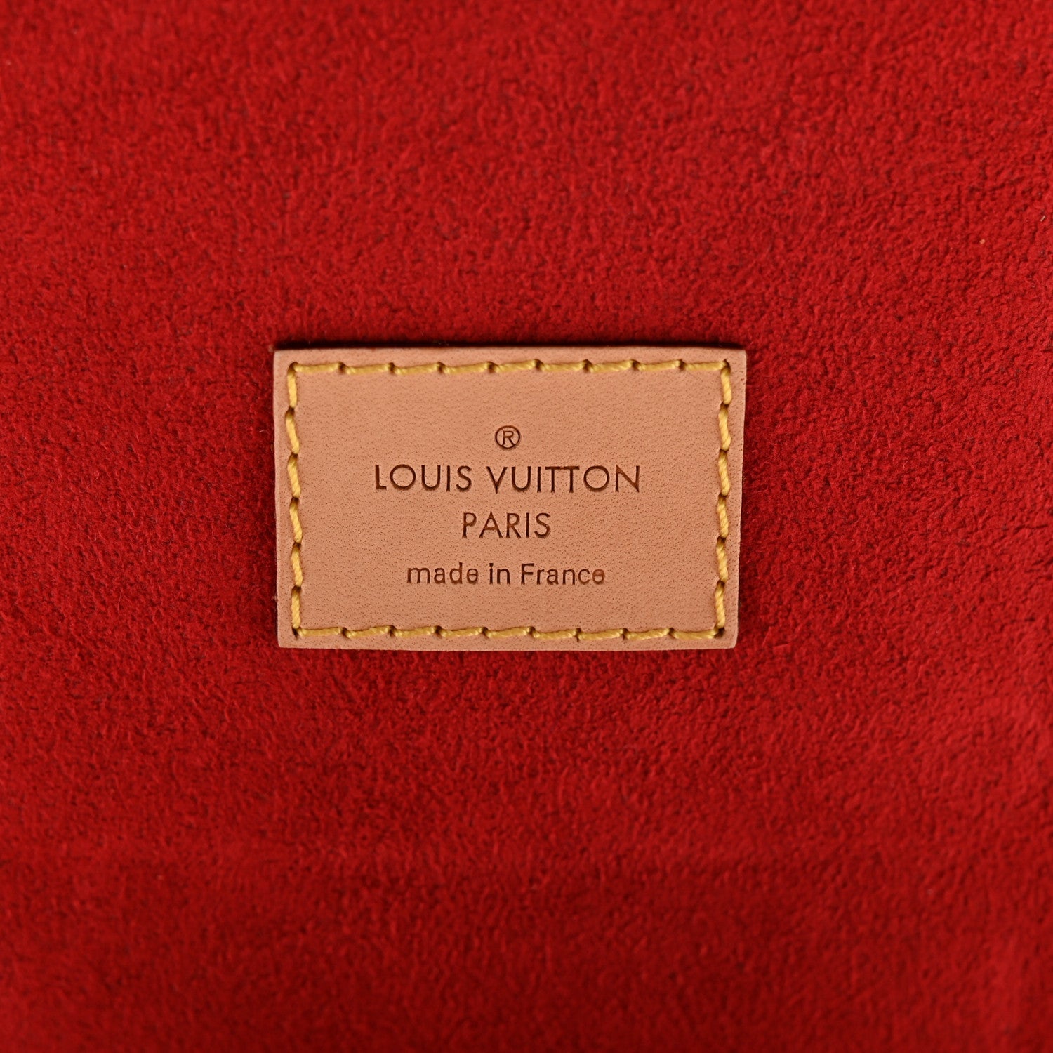 MONOGRAM JEWELRY BOX RED