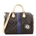 MON MONOGRAM SPEEDY BANDOULIERE 30 INDIGO BLUE KHAKI
