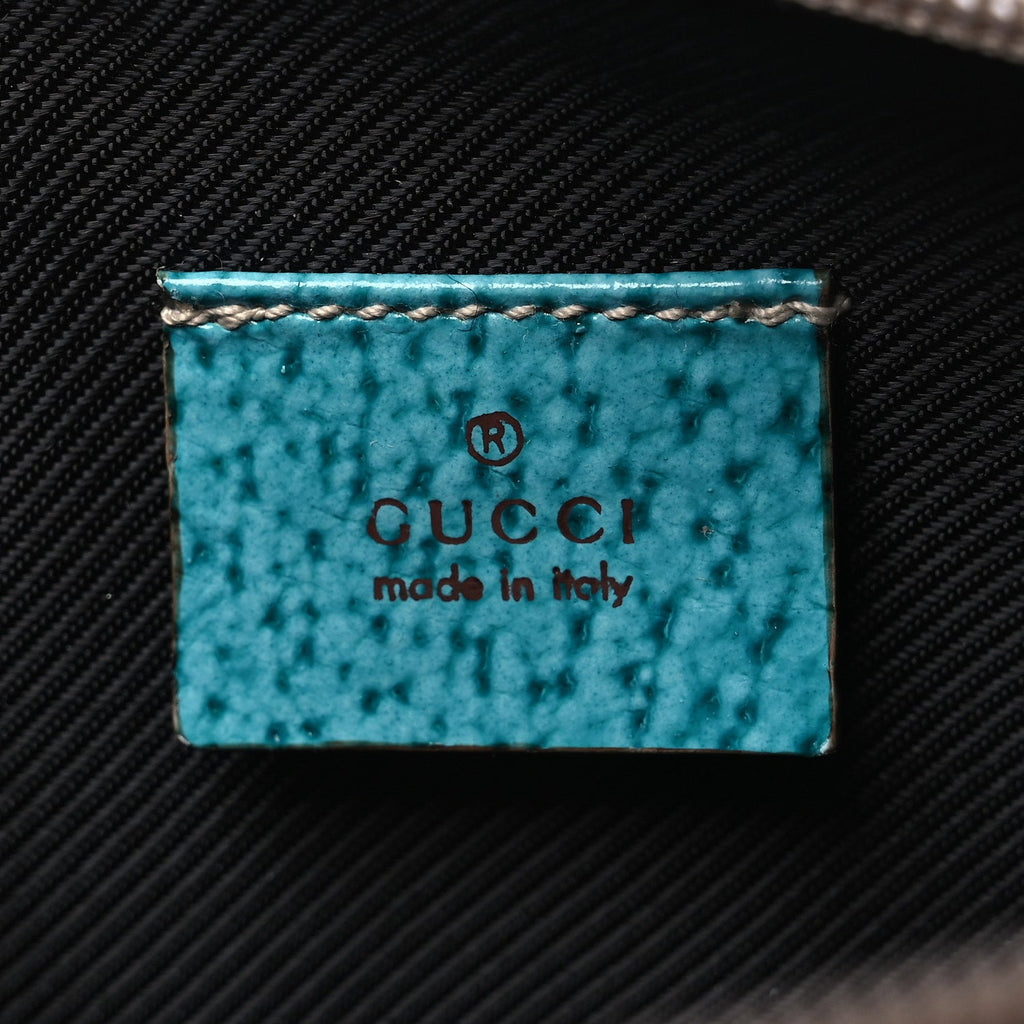 MONOGRAM GG COSMETIC CASE TURQUOISE