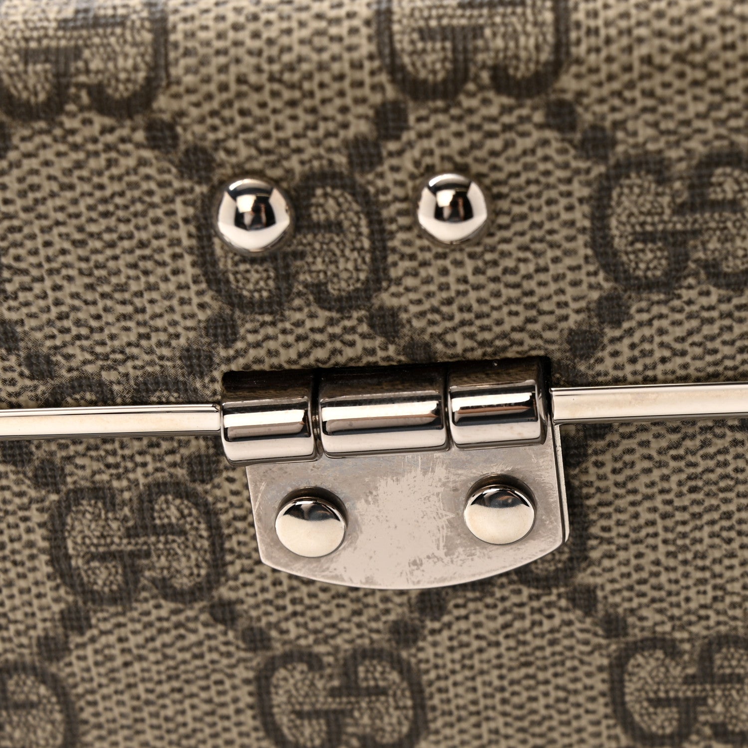 GG Supreme Monogram Globe-Trotter Beauty Case Brown