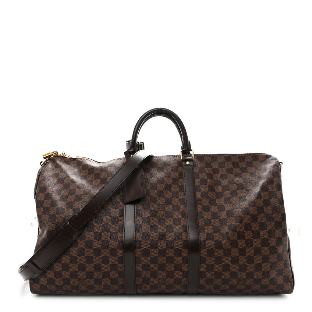 DAMIER EBENE KEEPALL BANDOULIERE 55