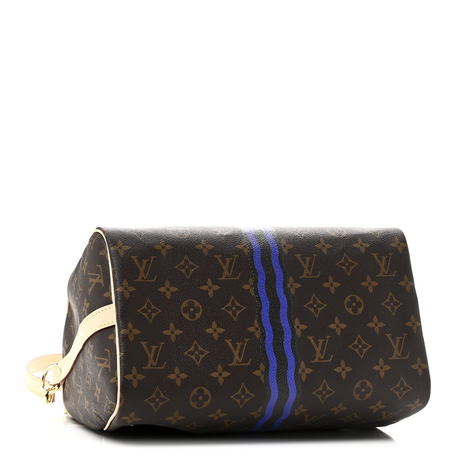 MON MONOGRAM SPEEDY BANDOULIERE 30 INDIGO BLUE KHAKI