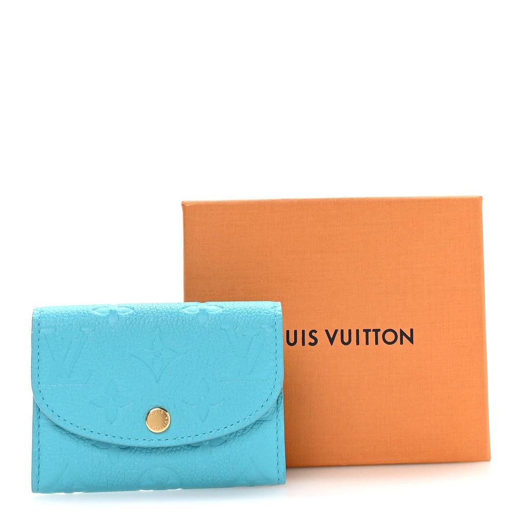 LV X TM Empreinte Rosalie Coin Purse Kabira Blue