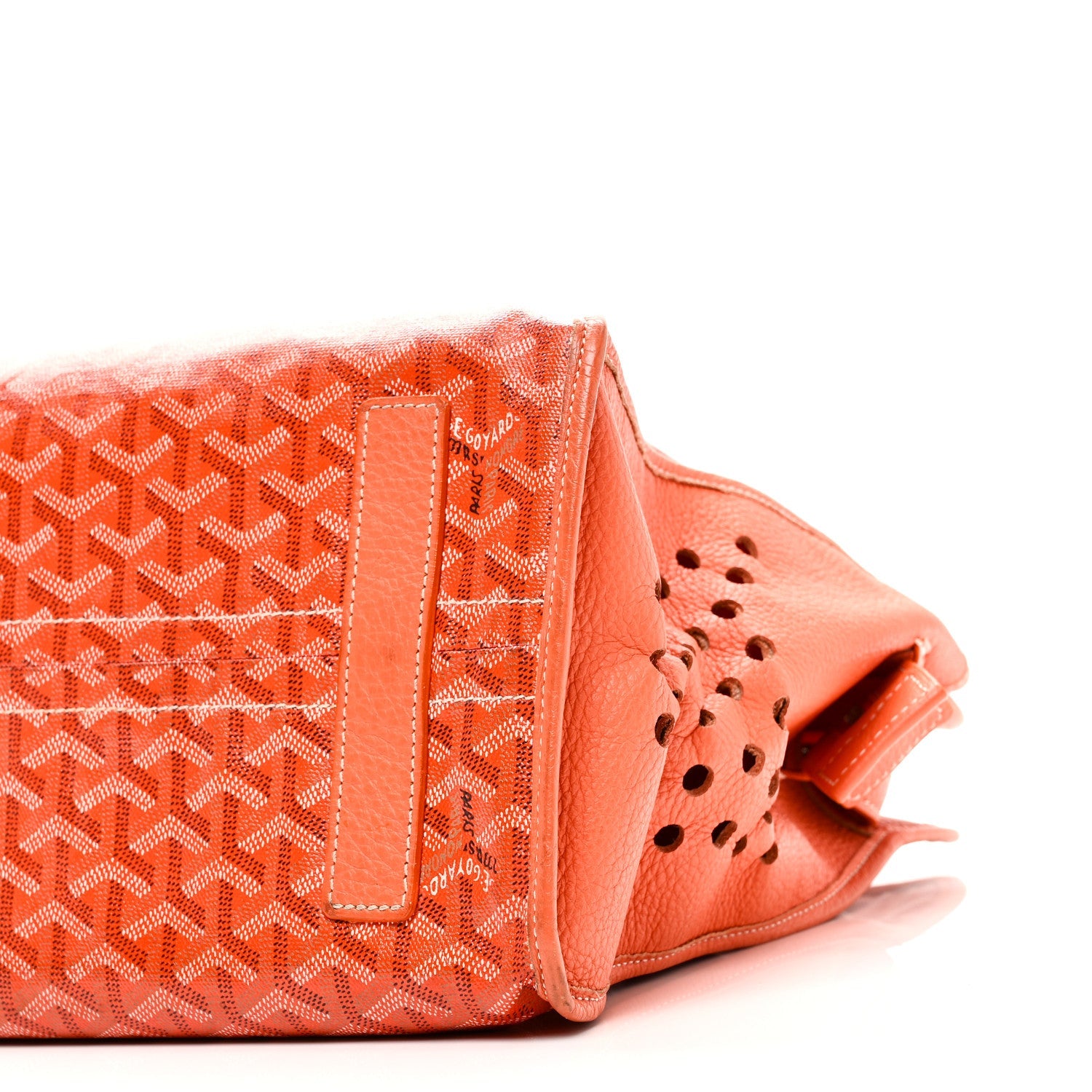 GOYARDINE SAC HARDY PET CARRIER PM ORANGE