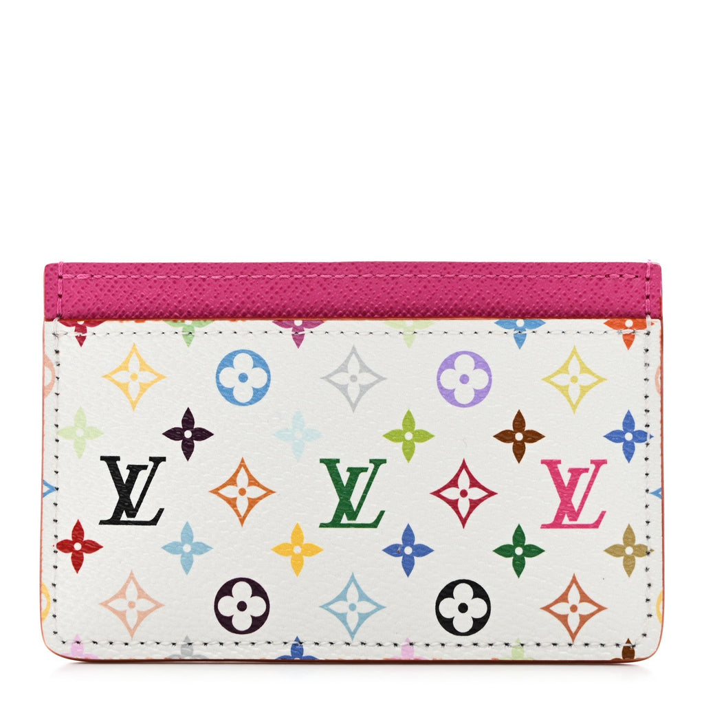 LV X TM MONOGRAM MULTICOLOR CARD HOLDER KAWAII PINK