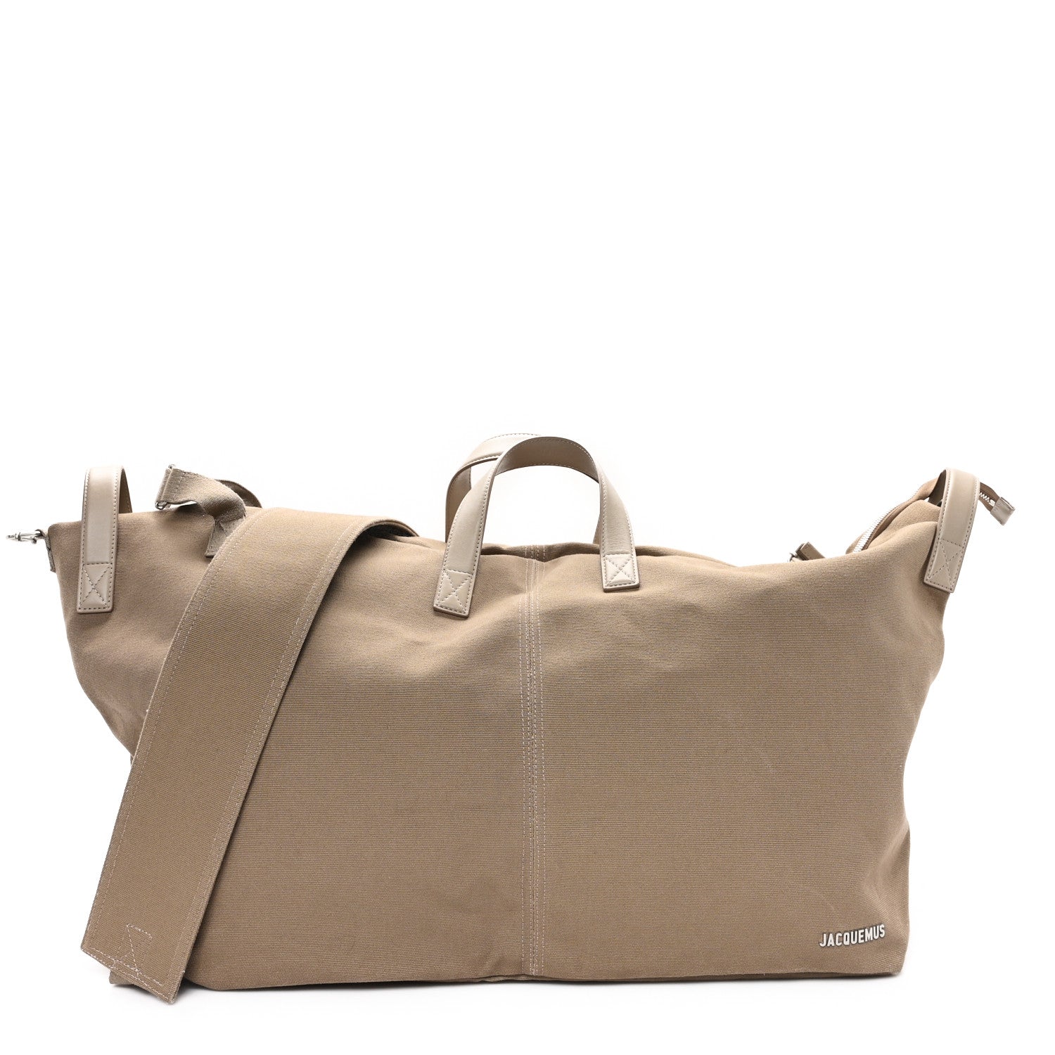 Canvas Le Sac A Linge Duffle Bag Beige