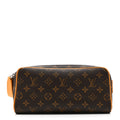 MONOGRAM DOPP KIT TOILET POUCH  SAFRAN YELLOW