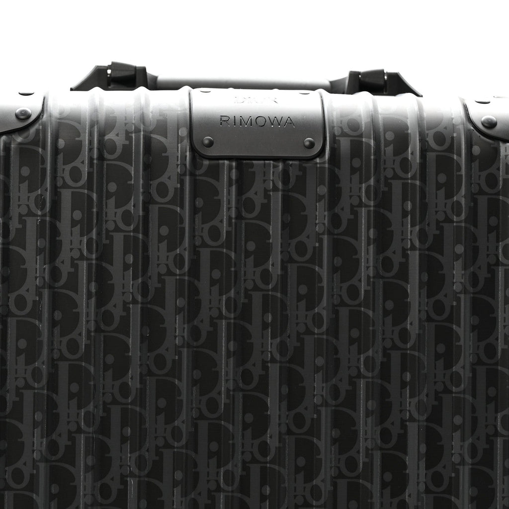 X RIMOWA Aluminum Gradient Original Cabin Luggage Black