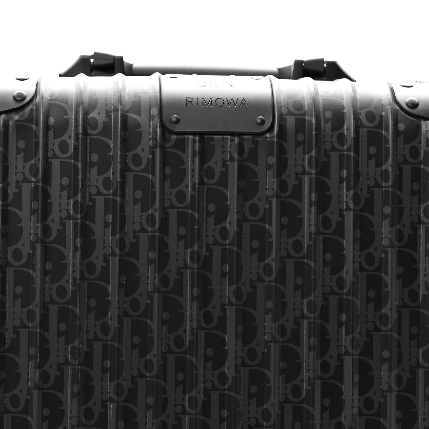 X RIMOWA Aluminum Gradient Original Cabin Luggage Black