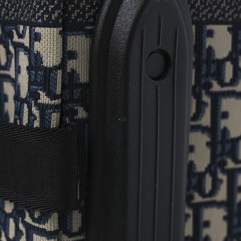 Oblique Small Diortravel Suitcase Blue