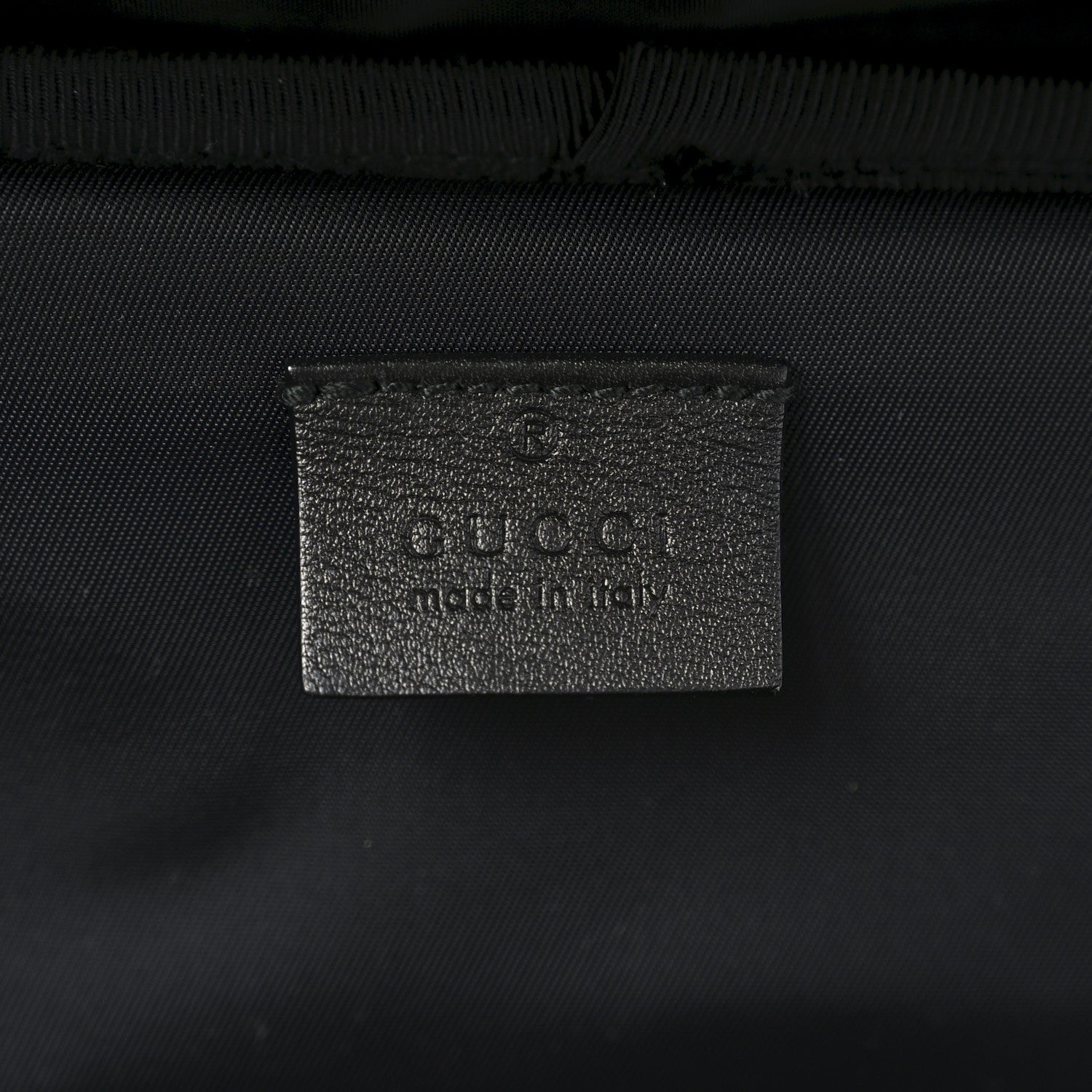 GG SUPREME MONOGRAM FOUR WHEEL SUITCASE BLACK