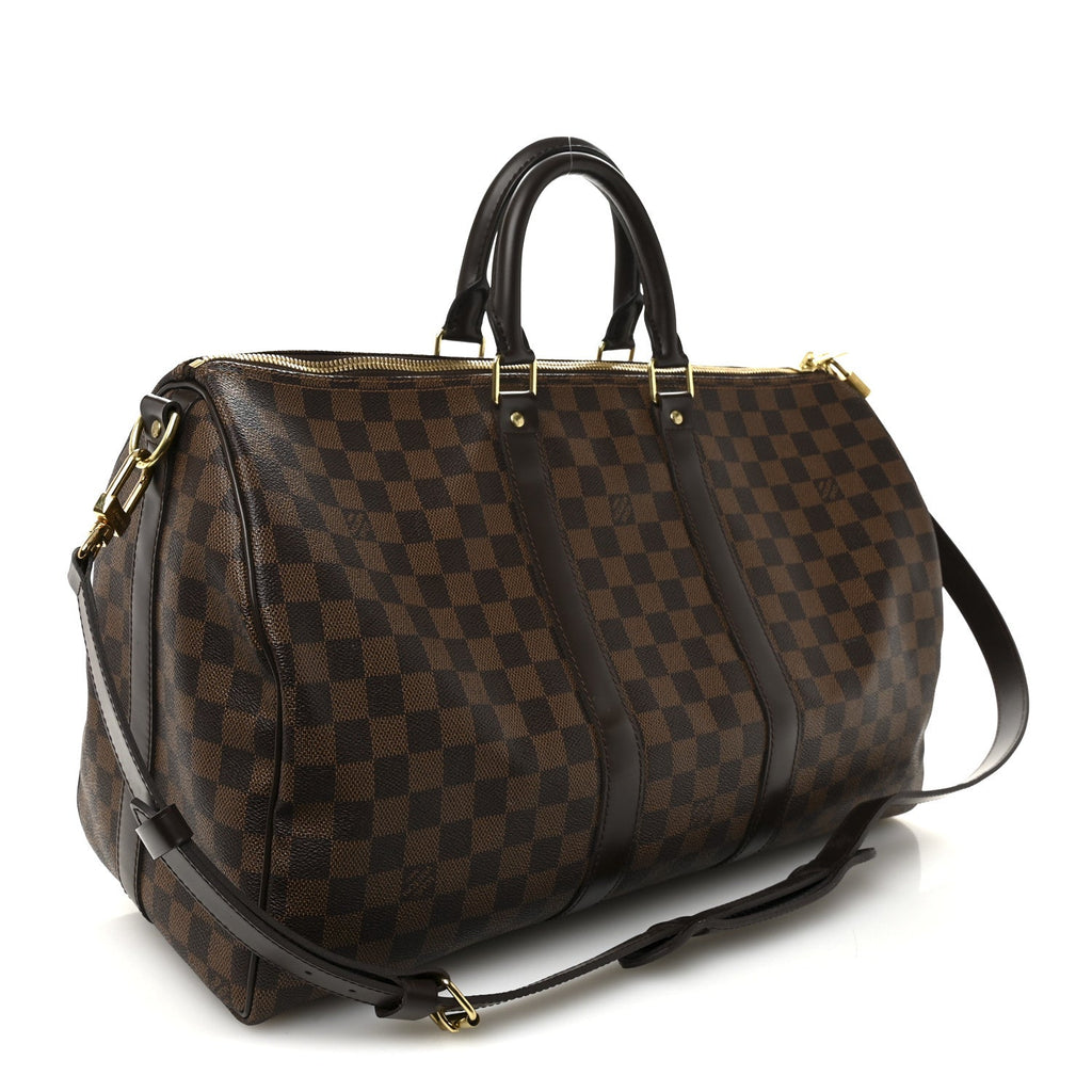 DAMIER EBENE KEEPALL BANDOULIERE 45