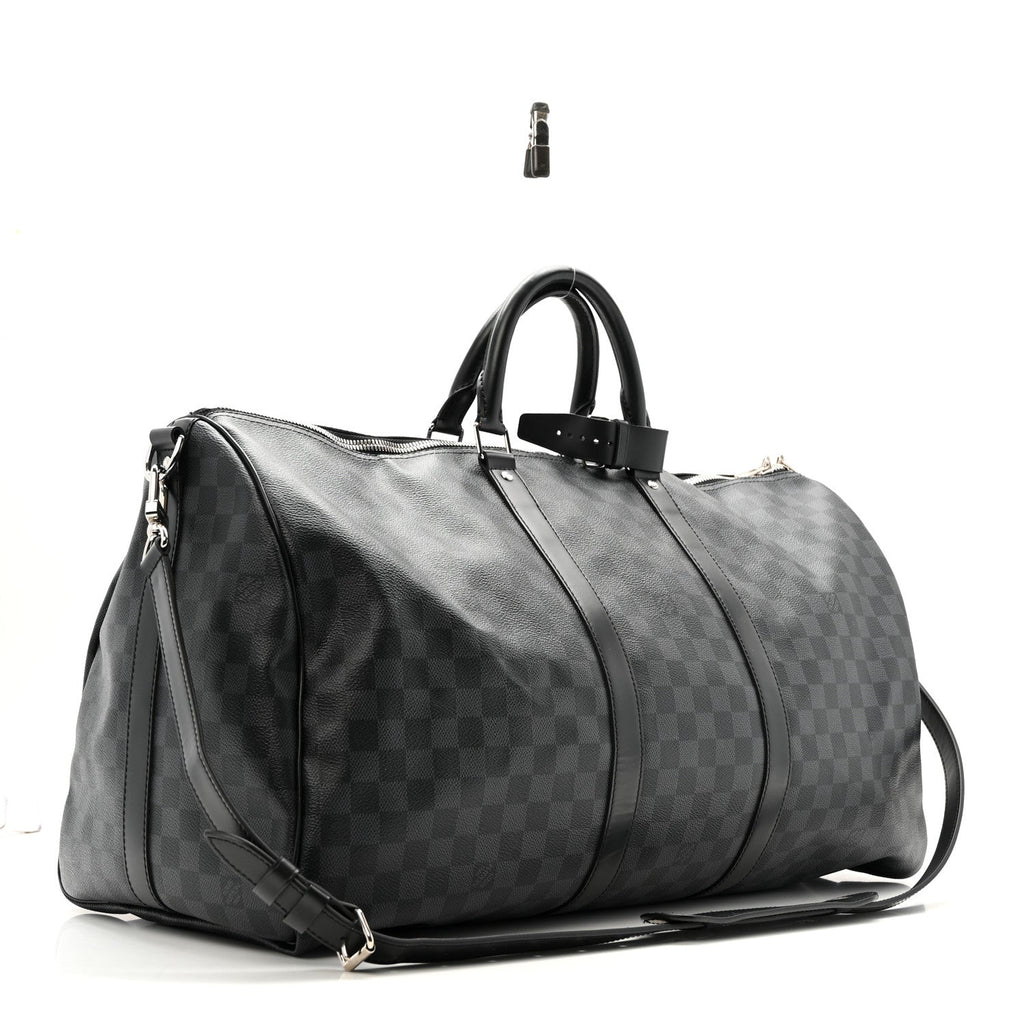 Damier Graphite Keepall Bandouliere 55