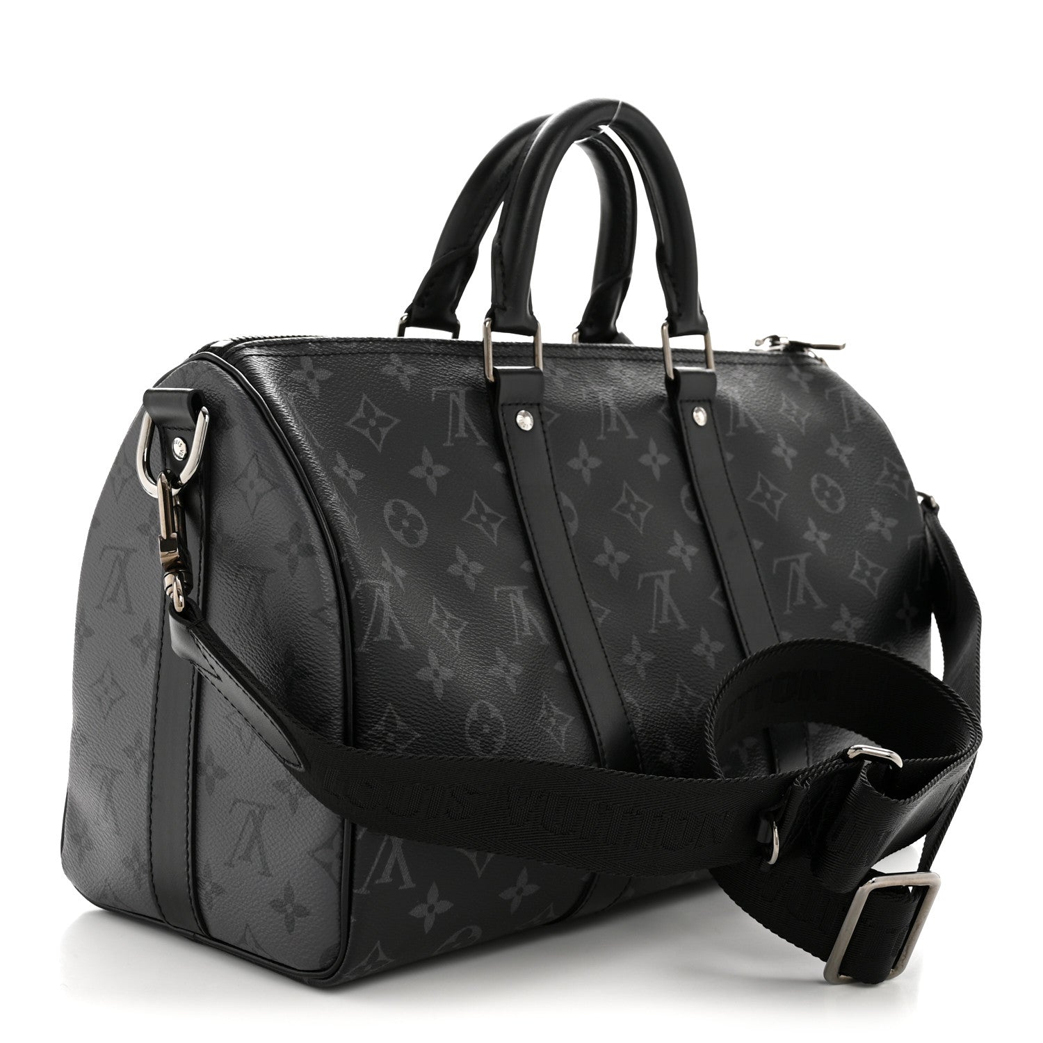 MONOGRAM ECLIPSE REVERSE KEEPALL BANDOULIERE 35
