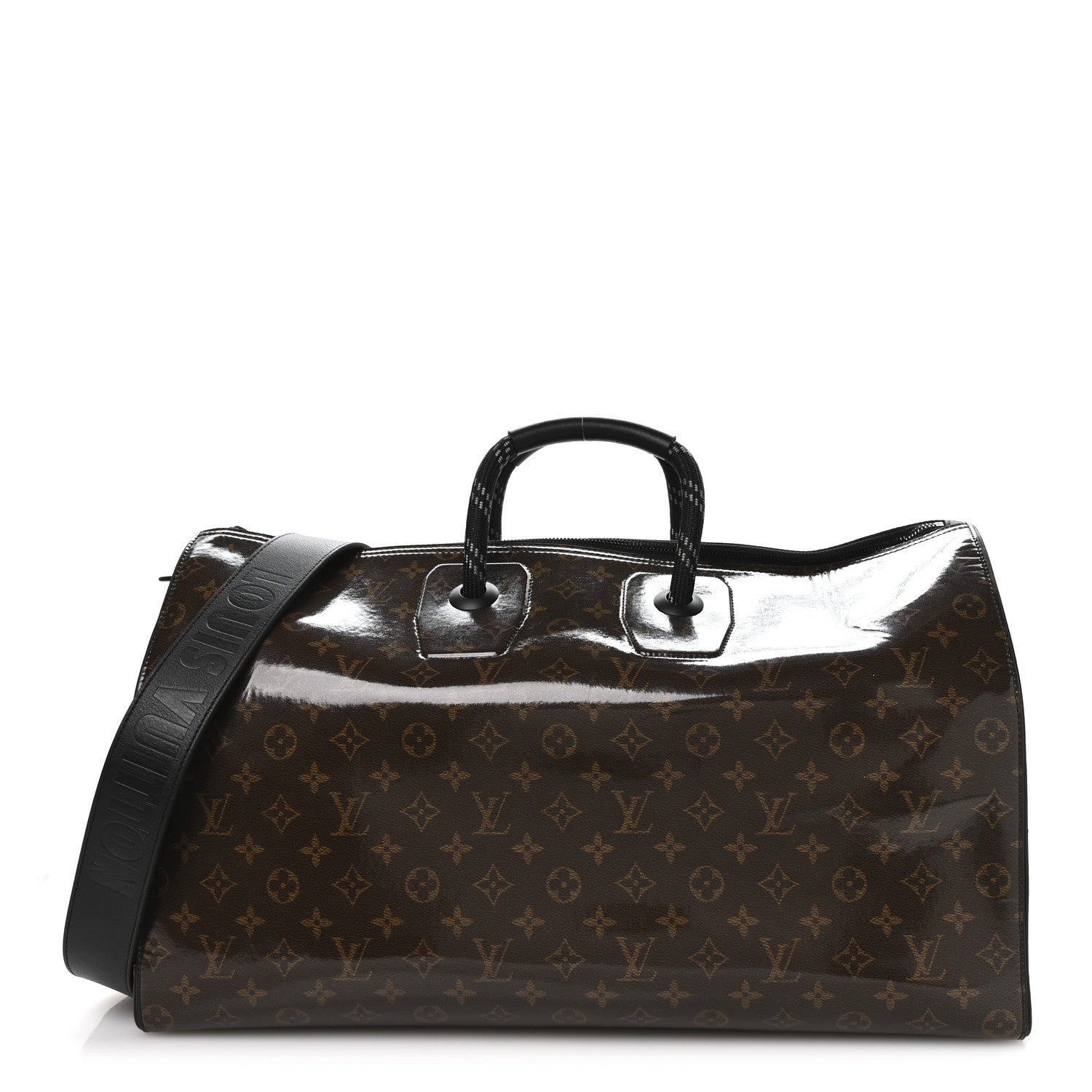 MONOGRAM GLAZE KEEPALL BANDOULIERE 50