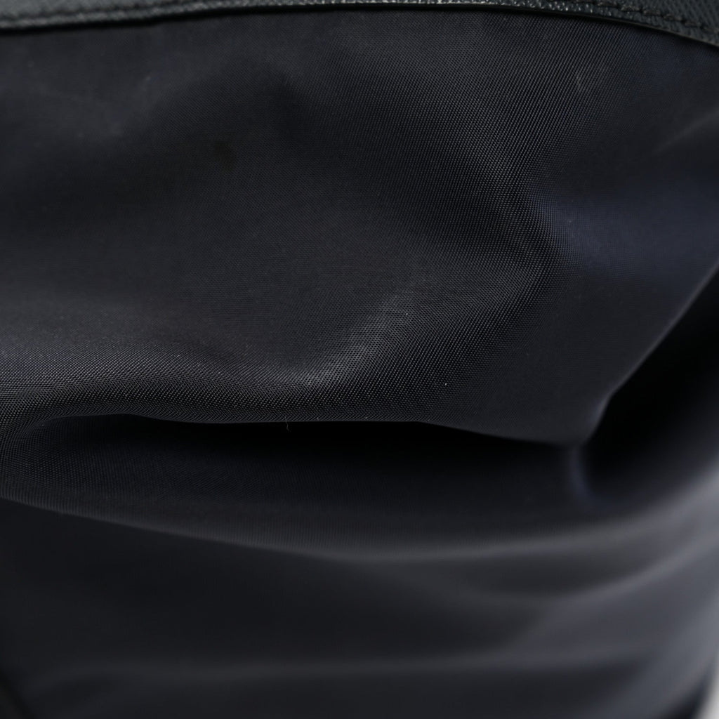 Re-Nylon Saffiano Duffle Bag Navy