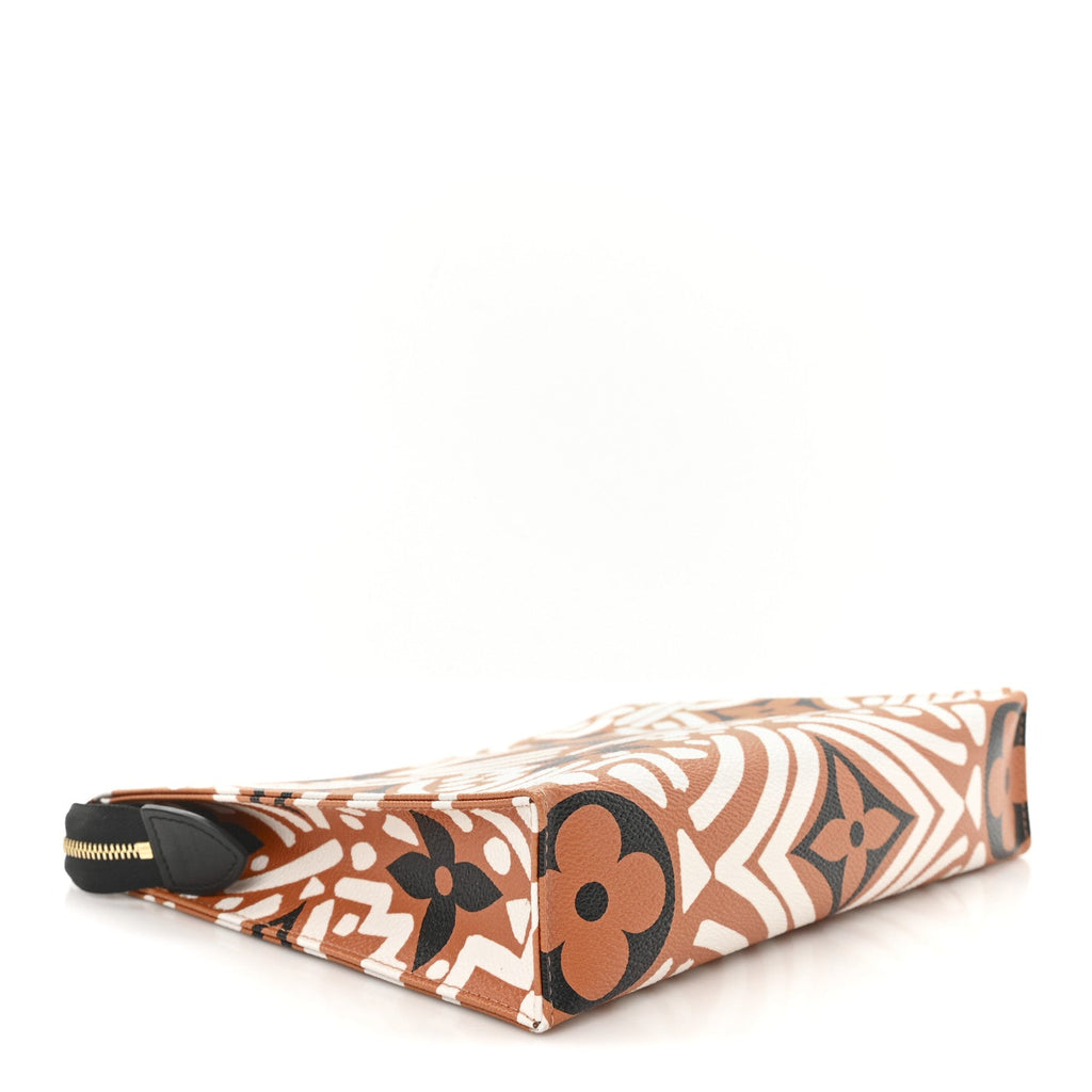 MONOGRAM GIANT CRAFTY POCHETTE TOILETRY 26 CREME CARAMEL